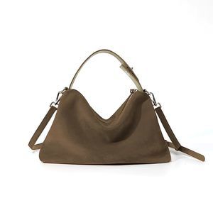 Suede Tote Bags, Suede Leather Crossbody Bag With Adjustable Strap XD